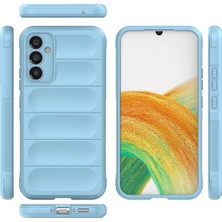 Toyigoo Mey Ithalat®  Samsung Galaxy M34 5g Kılıf Optimum Silikon - Sky Blue TYGRSYT9573