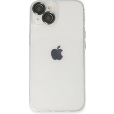 Toyigoo Mey Ithalat®  iPhone 14 Kılıf Luko Lens Silikon - Yeşil TYGRSYT9573