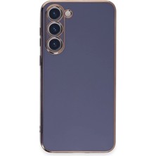Toyigoo Mey Ithalat®  Samsung Galaxy S23 Kılıf Volet Silikon - Mavi TYGRSYT9573