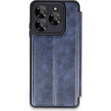 Toyigoo Mey Ithalat®  General Mobile Era 30 Kılıf Flip Cover - Lacivert TYGRSYT9573