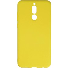 Toyigoo Mey Ithalat®  Huawei Mate 10 Lite Kılıf Nano Içi Kadife Silikon - Sarı TYGRSYT9573
