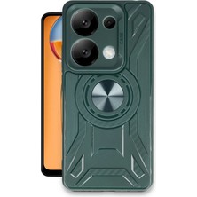 Toyigoo Mey Ithalat®   Redmi Note 13 4g Kılıf Lincoln Silikon - Koyu Yeşil TYGRSYT9573