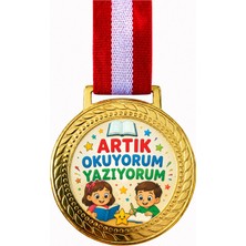 Siverek Reklam 1 Adet Artık Okuyorum Yazıyorum Madalyası Okuma Bayramı Öğrenci Madalyası