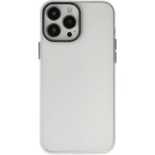 Toyigoo Mey Ithalat®  iPhone 13 Pro Max Kılıf Modos Metal Kapak - Şeffaf TYGRSYT9573