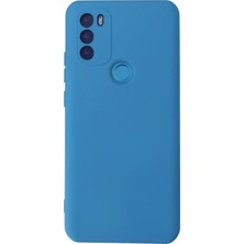 Toyigoo Mey Ithalat®  General Mobile Gm 21 Plus Kılıf Nano Içi Kadife Silikon - Mavi TYGRSYT9573