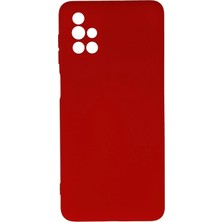 Toyigoo Mey Ithalat®  Samsung Galaxy M51 Kılıf Nano Içi Kadife Silikon - Kırmızı TYGRSYT9573