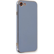 Toyigoo Mey Ithalat®  iPhone 7 Kılıf Volet Silikon - Mavi TYGRSYT9573