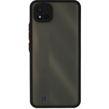 Toyigoo Mey Ithalat®  Realme C11 2021 Kılıf Montreal Silikon Kapak - Siyah TYGRSYT9573