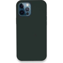 Toyigoo Mey Ithalat®  iPhone 12 Pro Kılıf Lansman Legant Silikon - Koyu Yeşil TYGRSYT9573