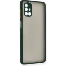 Toyigoo Mey Ithalat®  Samsung Galaxy M51 Kılıf Montreal Silikon Kapak - Yeşil TYGRSYT9573