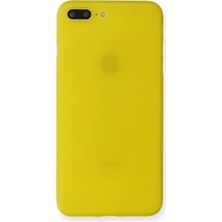 Toyigoo Mey Ithalat®  iPhone 7 Plus Kılıf Pp Ultra Ince Kapak - Sarı TYGRSYT9573
