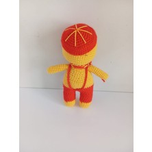Masal Gurumi Taraftar Galatasaray Spor Ördek Amigurumi Oyuncak (1 Adet)