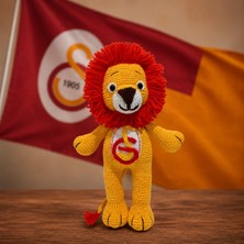 Masal Gurumi Taraftar Galatasaray Aslan Amigurumi Oyuncak Hediyelik