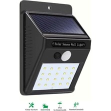 Sepetopia Hareket Sensörlü Solar Lamba | 120° Algılama Açısı, 3-4 Metre Mesafe, Suya Dayanıklı LED