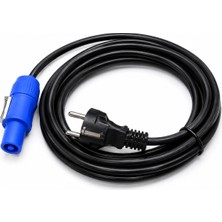 MN6 MN170PS Powercon Power Kablo 5 Metre 20A 250V 3g1.0mm² Profesyonel Ses Sistem Güç Kablosu