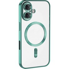 Durukar®  iPhone 16 Kılıf Kross Magneticsafe Kapak - Turkuaz