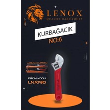 Lenox Tools 6 Inç 150 mm Ayarlanabilir Kurbağacık Anahtar Krom Vanadyum Kompakt Güçlü