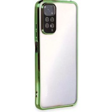 Prativas Newface Redmi Note 11 Kılıf Lensli Silikon - Yeşil