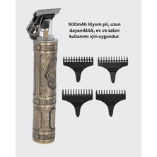 Sepetopia 4 Kılavuz Taraklı Profesyonel Saç ve Sakal Kesme Makinesi