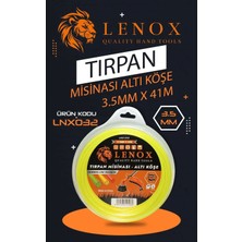 Lenox Tools Tırpan Misinası Altı Köşe 3.5 mm 41 Metre Kalın Misina Ot Çim Biçme Misina