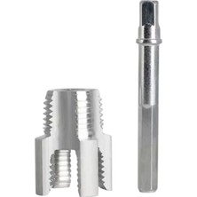 Lenox Tools Pprc Diş Açma Aparatı 1/2 Inç Iç Dış Diş Açma Aleti Matkap Şaftlı Tesisat Boru Tamir