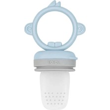 Zenvia Zcv Mey Ithalat® Silikon Püre Meyve Sebze Emziği Mineral Blue / Powder Grey ZNV2026