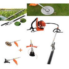 Mitsuyama Japon Sırt Tırpan + Çit Budama Aparatı 63CC 5,7 Hp