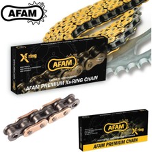 Afam A520-116XSR-G 2019-2025 Suzuki V-Strom 250 Uyumlu Zincir Xsr-G Xring Gold (Sarı) Renk