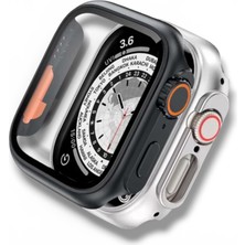 Bruntoo BR Apple Watch 44MM Siyah Kasa ve Ekran Koruyucu Ultraya Dönüştürücü - Se& Series 4-5-6 Uyumlu