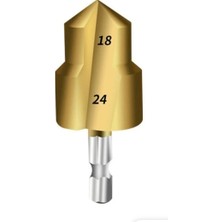 Lenox Tools Pvc Boru Genişletici Kademeli Matkap Ucu 18 24 mm Plastik Boru Genişletme Tesisat Aparatı