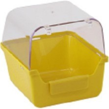 Plastik Kuş Banyoluğu Sarı