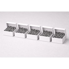 Orbak Kağıtçılık Beyaz Karton Takı Kutusu 9,5x9,5x2 cm – Kapaklı Model | 10 Adet + Taraftar Siyah/beyaz Kırpıklı