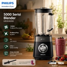 Philips 5000 Serisi Blender 1200W, Problend Plus Teknolojisi, 2 Lt Kapasiteli Cam Hazne, HR3030/00