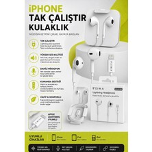 Azurtech Lightning Kablolu Kulaklık – iPhone Uyumlu Mikrofonlu Kulak Içi Kulaklık