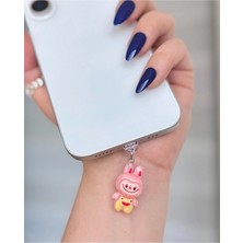 Miraz Tasarım Labubu IPHONE Şarj Girişi Koruma / Şarj Giriş Koruyucu /tozluk 3
