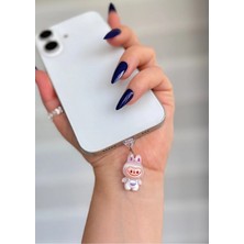 Miraz Tasarım Labubu IPHONE Şarj Girişi Koruma / Şarj Giriş Koruyucu /tozluk 1