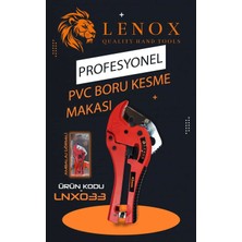 Lenox Tools Pvc Boru Kesme Makası 42 mm Profesyonel Pprc Pe Plastik Boru Kesici Paslanmaz Çelik Bıçak
