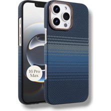 Bruntoo BR Iphone 16 Pro Max Uyumlu Vega Karbon Fiber Premium Lüks Ince Magsafe Telefon Kılıfı