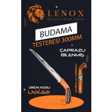 Lenox Tools Budama El Testeresi 300 mm Çapraz Bilenmiş Dal Kesme Testere Bahçe Bağ Çalı Odun Kesici