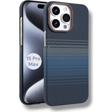 Bruntoo BR Iphone 15 Pro Max Uyumlu Vega Karbon Fiber Premium Lüks Ince Magsafe Telefon Kılıfı
