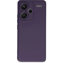 Durukar®   Redmi Note 13 Pro Plus Kılıf Nano Içi Kadife Silikon - Mor