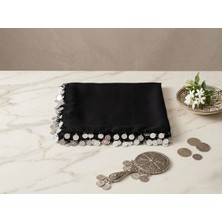 Store El Emeği Siyah Pullu Yazma