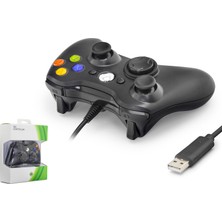 Uravas Store Gamepad Pc Xbox 360 Uyumlu Kablolu - Siyah ND506B