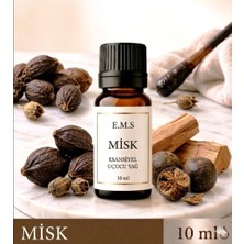 Ems E.M.S MİSK Esansiyel Uçucu Yağ Buhurdanlık Yağı Difüzör Esansı Oda Kokusu Esansı MUM ESANSI 10 ML.