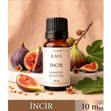Ems E.M.S İNCİR Esansiyel Uçucu Yağ Buhurdanlık Yağı Difüzör Esansı Oda Kokusu Esansı MUM ESANSI 10 ML.