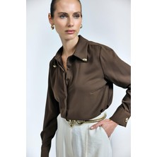 Sateen Kadın Lucy Gömlek 1960-2177