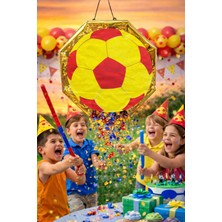 Galatasaray Temalı Pinyata ve Sopası – Katlanabilir Doğum Günü Parti Oyunu 40 cm Konsept Seçenekli