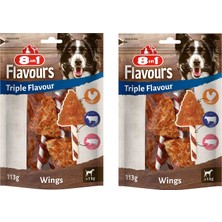 8in1 Flavours Triple Flavour Wings Üçlü Lezzet Kanatları 113 Gr. x 2 Adet