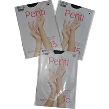 Penti 3 Lü Süper 15 Den Mat Külotlu Çorap