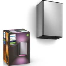 Philips Hue Resonate Dış Mekan Duvar Lambası 2X8W - Inox